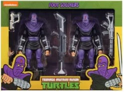 Soldats D'infanterie 2 Figurien D'Action De Tortues De TMNT Ninja 18 Cm NECA 54101