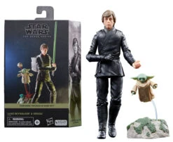 Luke Skywalker And Grogu The Book Of Boba Fett Action Figure Star Wars The Black Series 15 Cm