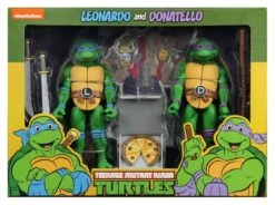 Leonardo And Donatello Young Ninja Turtle Action Figure 2 Pack 18 CM Neca 54102