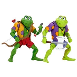 Genghis & Rasputin Frog 18 Cm Teenage Mutant Ninja Turtles Action Figure 2-Pack NECA 54173