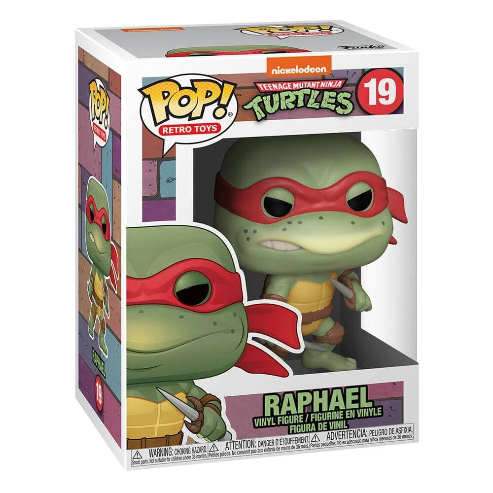 FUNKO Teenage Mutant Ninja Turtles POP! Television Vinyl Figure Raphael 9 Cm - 19 3 FUNKO Teenage Mutant Ninja Turtles POP! Television Vinyl Figure Raphael 9 Cm - 19