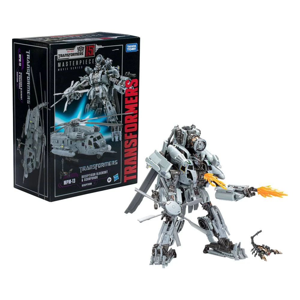 Decepticon Blackout & Scorponok Transformers Masterpiece Movie Series Action Figure 29 Cm 3 Decepticon Blackout & Scorponok Transformers Masterpiece Movie Series Action Figure 29 Cm