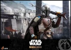 Hot Toys The Mandalorian And Blurrg Star Wars The Mandalorian Action Figure 2-Pack 1/6 37 Cm -Boutique De Modèles x hot908287 m