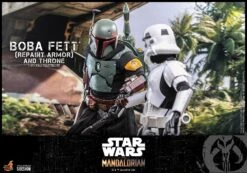 Hot Toys Boba Fett (Repaint Armor) And Throne Star Wars The Mandalorian Action Figure 1/6 30 Cm -Boutique De Modèles x hot908858 r