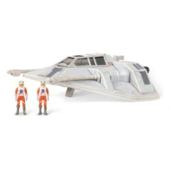 JAZWARES Luke Skywalker`s Snowspeeder Star Wars Micro Galaxy Squadron Vehicle With Figures With Figures 12 Cm