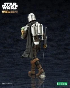 Kotobukiya Mandalorian & Grogu With Beskar Staff Star Wars The Mandalorian ARTFX+ Statue 1/10 18 Cm -Boutique De Modèles x ktosw193 d