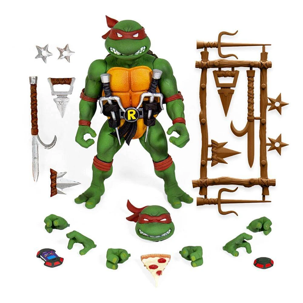 SUPER7 Raphael Version 2 Teenage Mutant Ninja Turtles Ultimates Action Figure 18 Cm 3 SUPER7 Raphael Version 2 Teenage Mutant Ninja Turtles Ultimates Action Figure 18 Cm