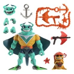 SUPER7 Ray Fillet Teenage Mutant Ninja Turtles Ultimates Action Figure 18 Cm
